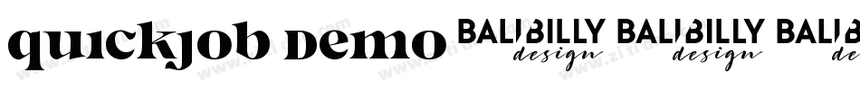 Quickjob Demo字体转换